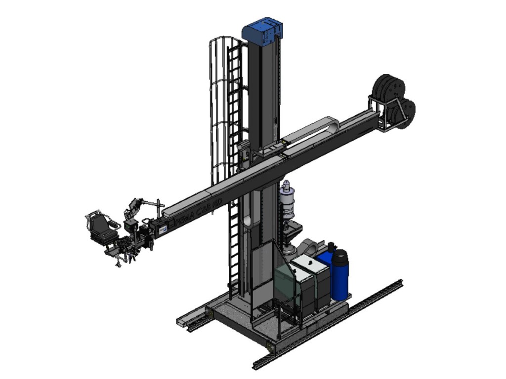 HD Column and boom welding machine from Pemamek