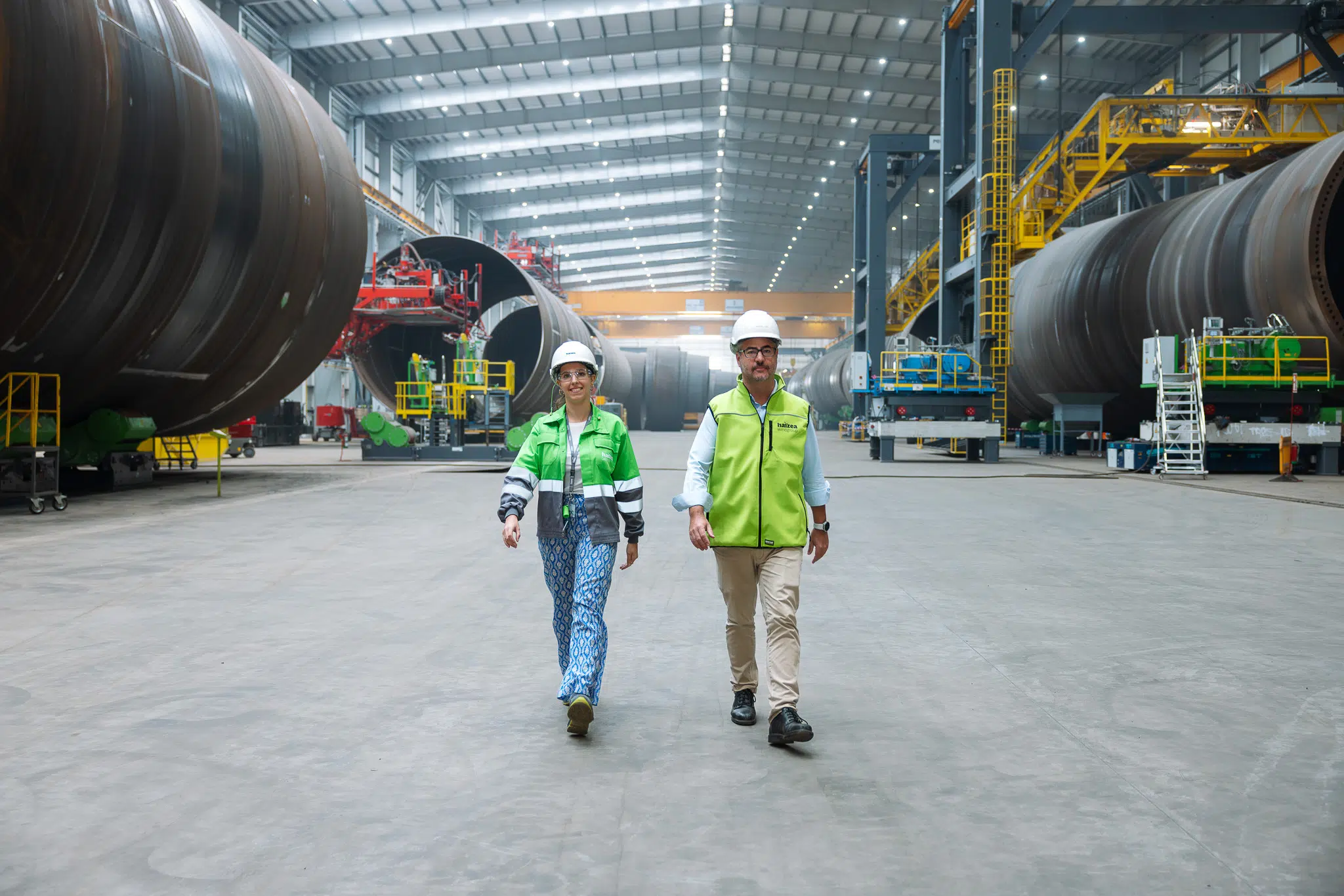 Haizea plant in Bilbao_wind enegy tower manufacturing