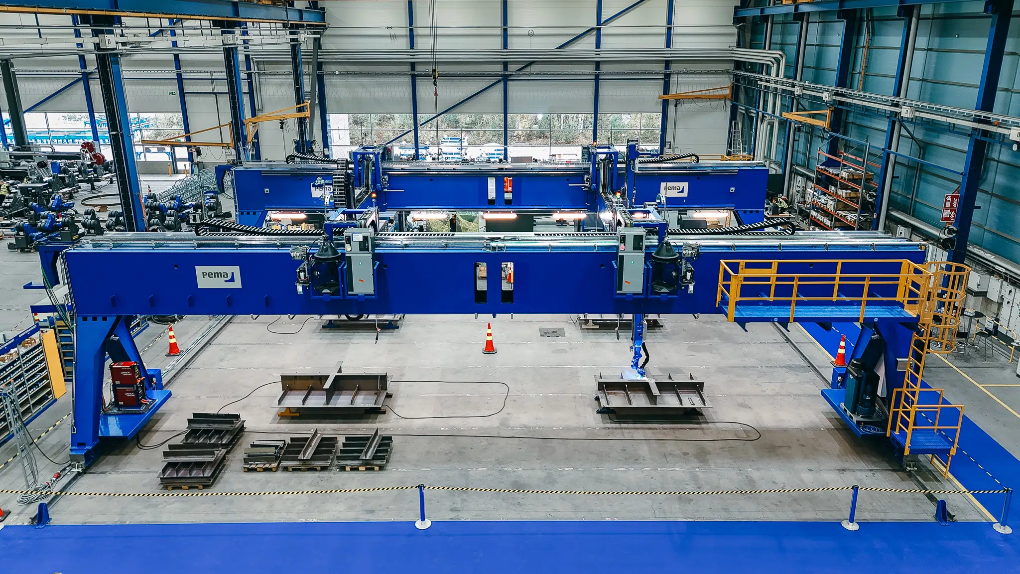 Pemamek's PEMA Vision Robotic Welding Portals for Navantia Shipbuilding