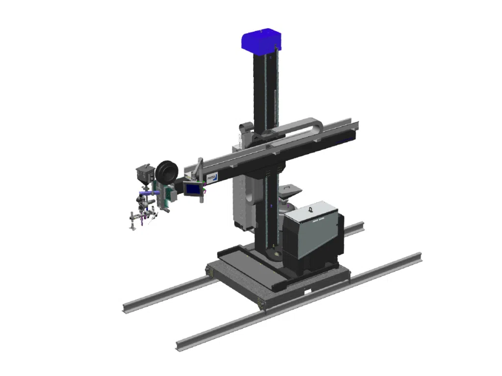 MD welding Column and boom manipulator from Pemamek